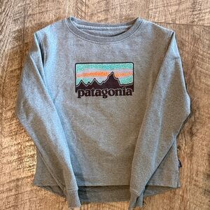 Patagonia Heather Gray Graphic Sweatshirt